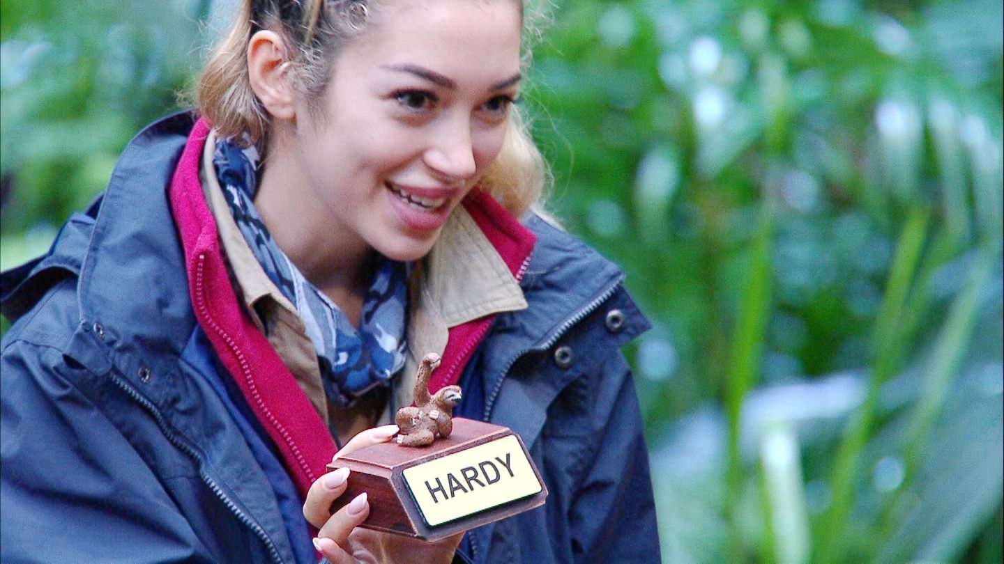 Für Ariel ist Hardy das Dschungelcamp-Faultier