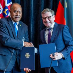 Deutschland und der pazifische Inselstaat Niue nehmen diplomatische Beziehungen auf. Foto: Jens Büttner/dpa