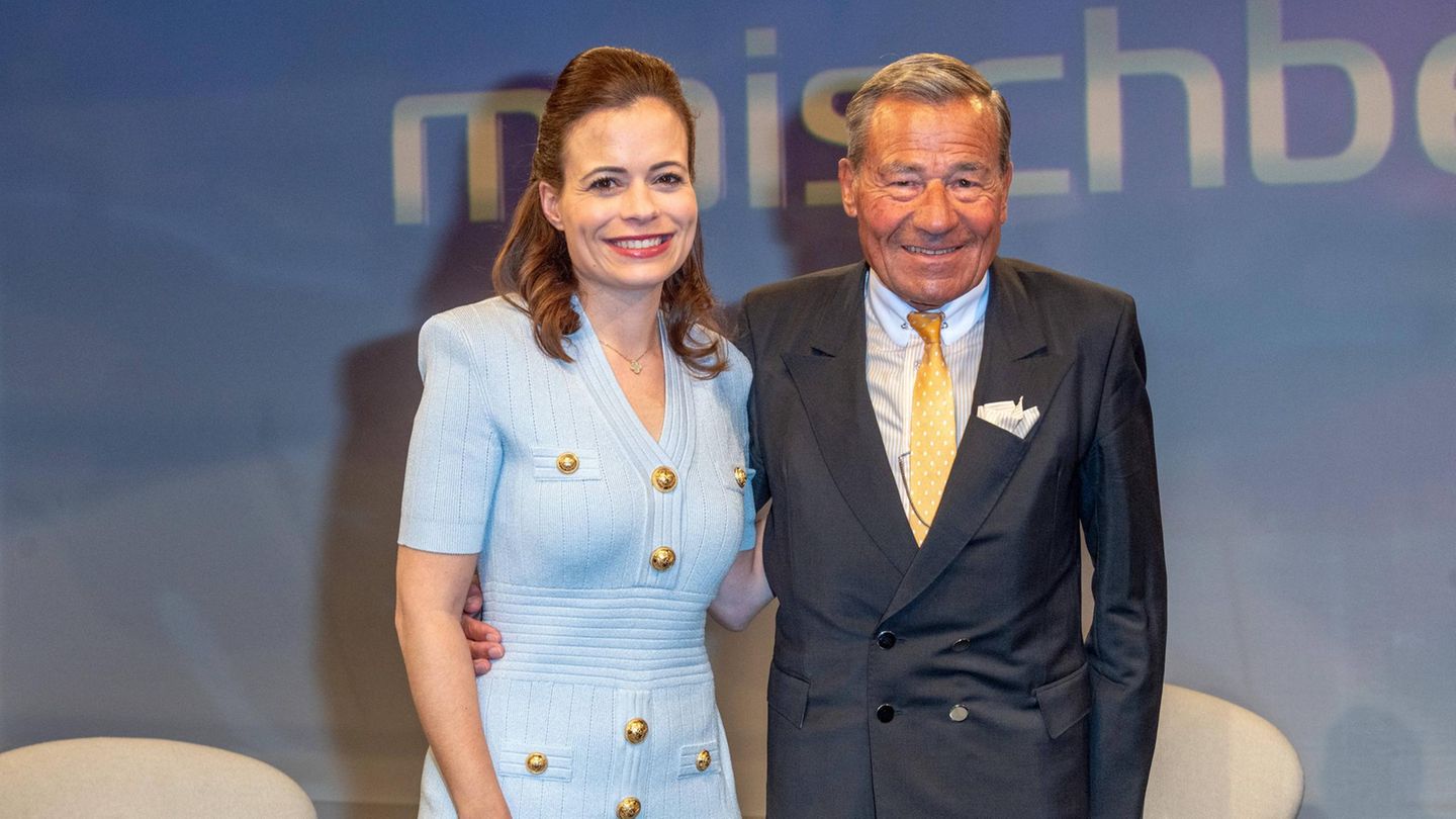 Bonita Grupp mit ihrem Vater Wolfang Grupp