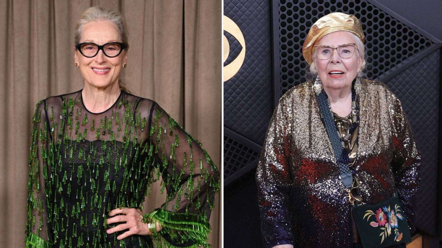 Meryl Streep (l.) wird auf der Leinwand Joni Mitchell verkörpern.