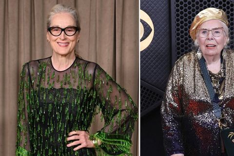 Meryl Streep (l.) wird auf der Leinwand Joni Mitchell verkörpern.