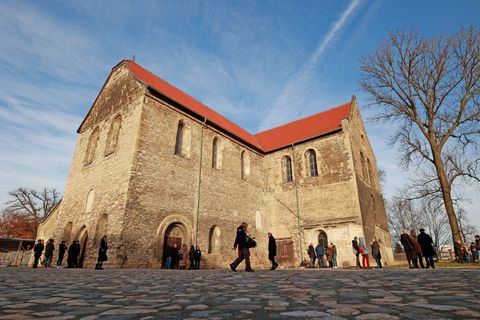 Die Burchardi-Kirche in Halberstadt ist eines der 50 Denkmale, die 2025 mit Mitteln der Deutschen Stiftung Denkmalschutz geförde