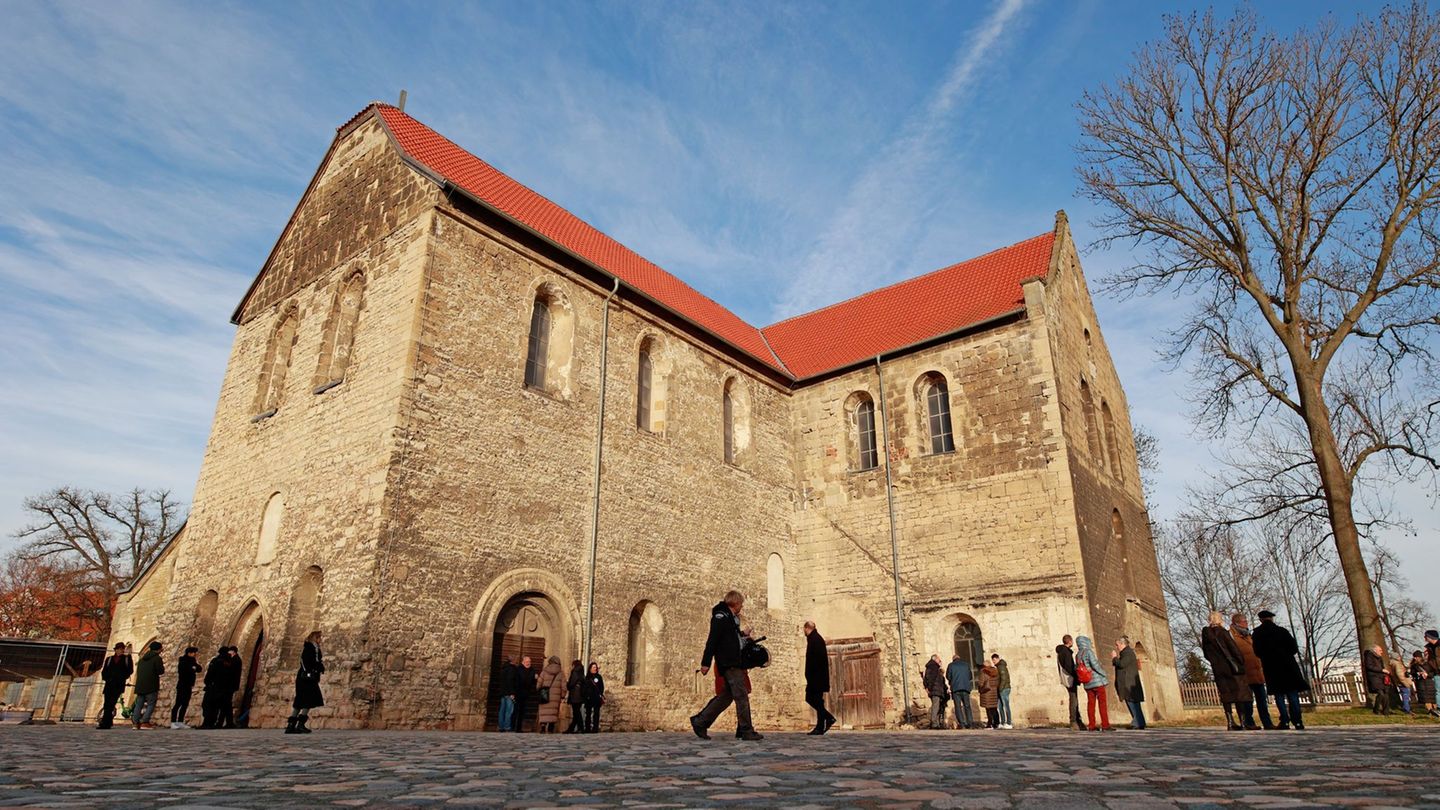 Die Burchardi-Kirche in Halberstadt ist eines der 50 Denkmale, die 2025 mit Mitteln der Deutschen Stiftung Denkmalschutz geförde