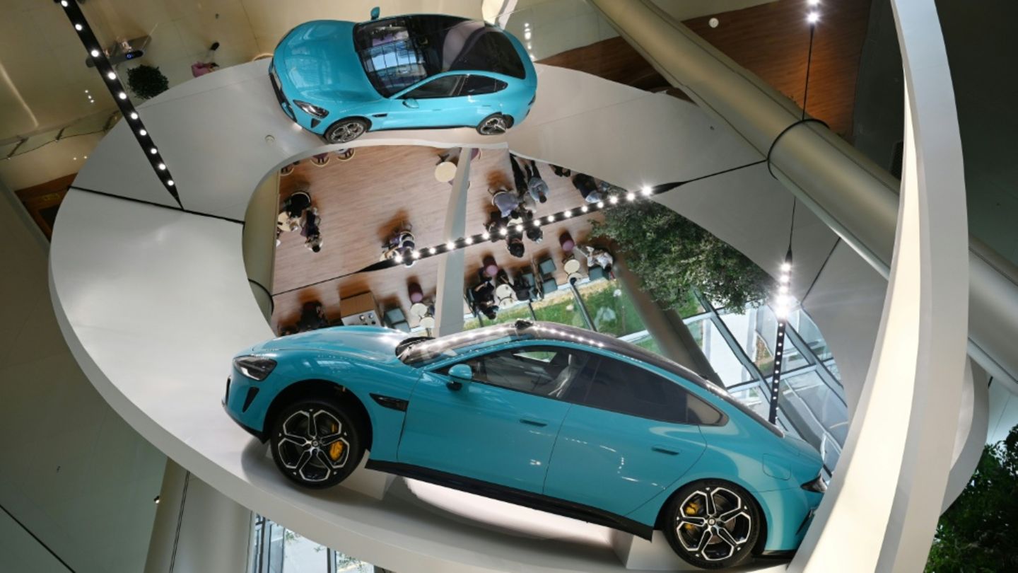 Elektoautos in Peking