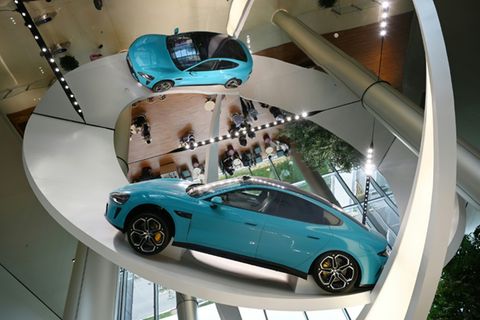 Elektoautos in Peking