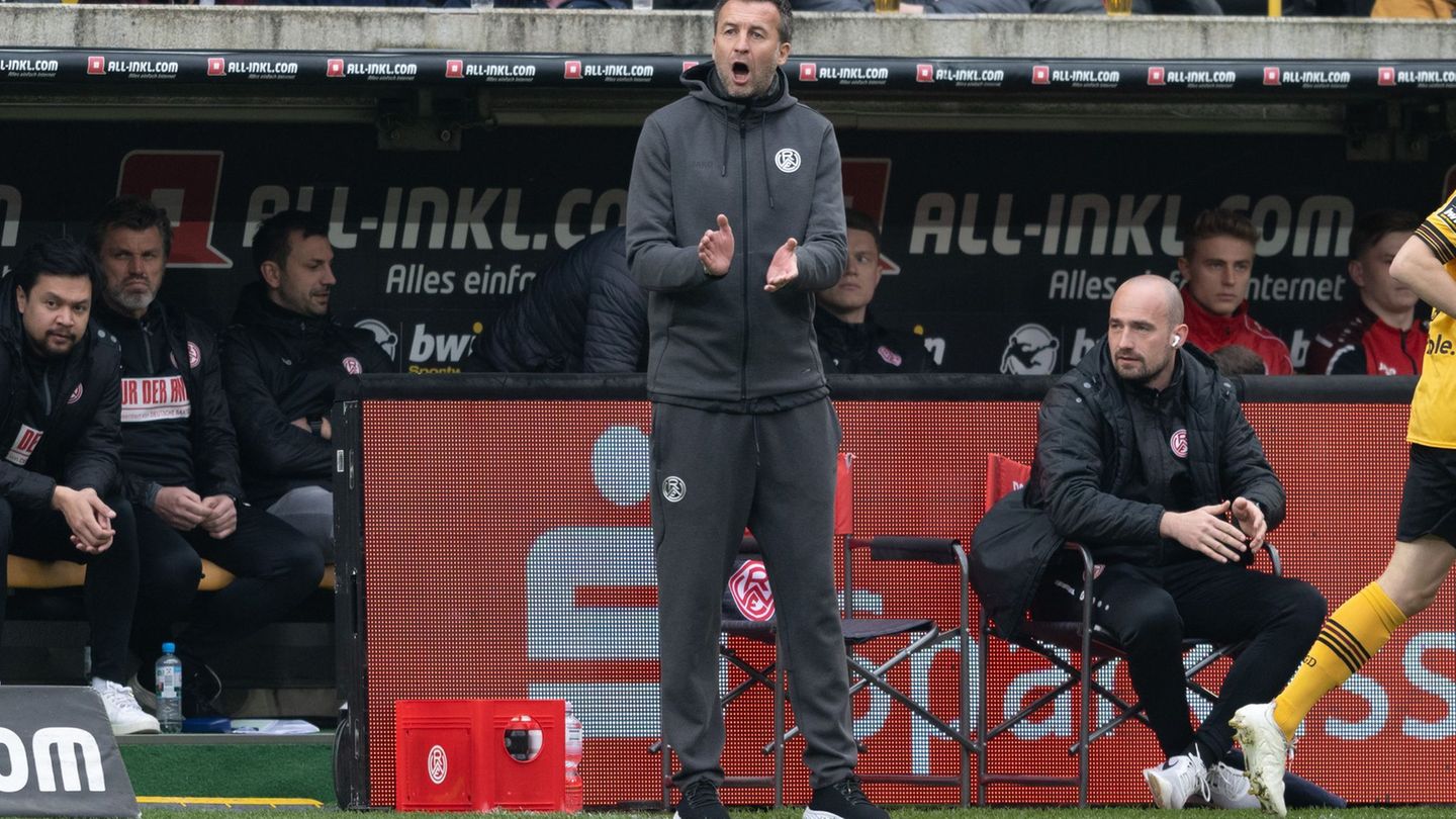 Christoph Dabrowski ist neuer Trainer beim FC Erzgebirge Aue. Foto: Sebastian Kahnert/dpa