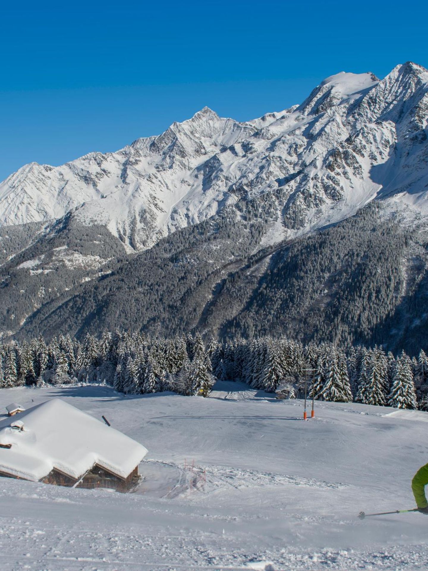 Ski fahren in Les Contamines Montjoie