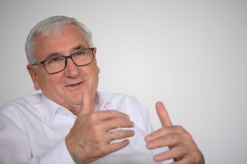 Sachsen-Anhalts Finanzminister Michael Richter (CDU) sieht weniger Flächenbedarf für die Landesverwaltung. (Archivbild) Foto: Kl