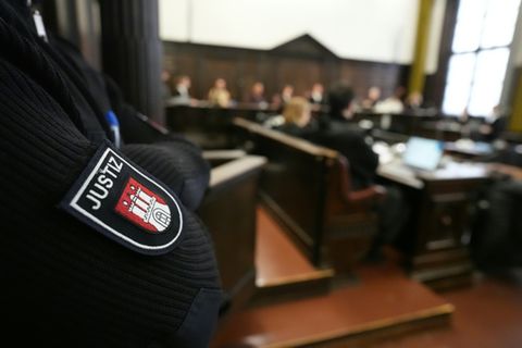 Gerichtssaal in Hamburg