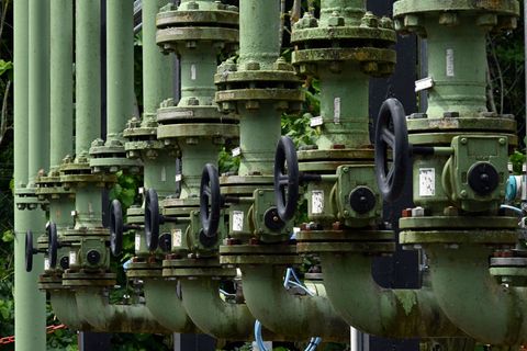 Rund 37 Prozent: Der Füllstand der Thüringer Erdgasspeicher liegt über dem Bundesdurchschnitt. (Archivbild) Foto: Martin Schutt/