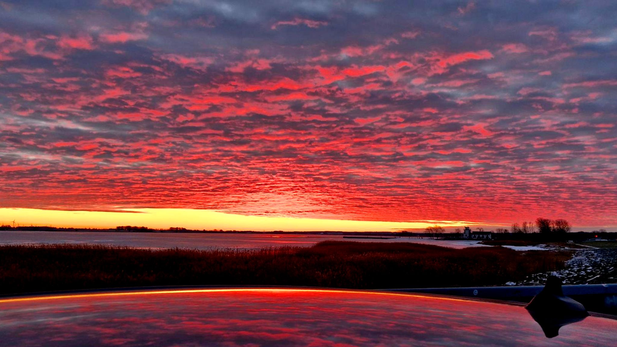 Der Sonnenaufgang an der Dänischen Wiek
