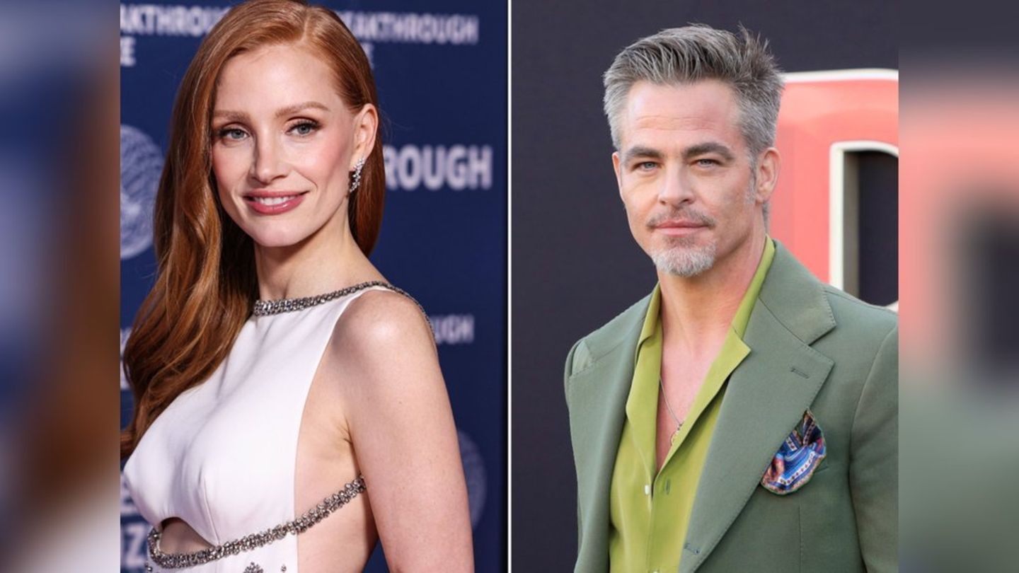 Jessica Chastain und Chris Pine - haben bislang noch nie gemeinsam an einem Film gearbeitet.