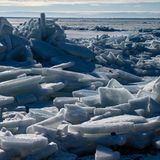 Eislandschaft in Mecklenburg-Vorpommern