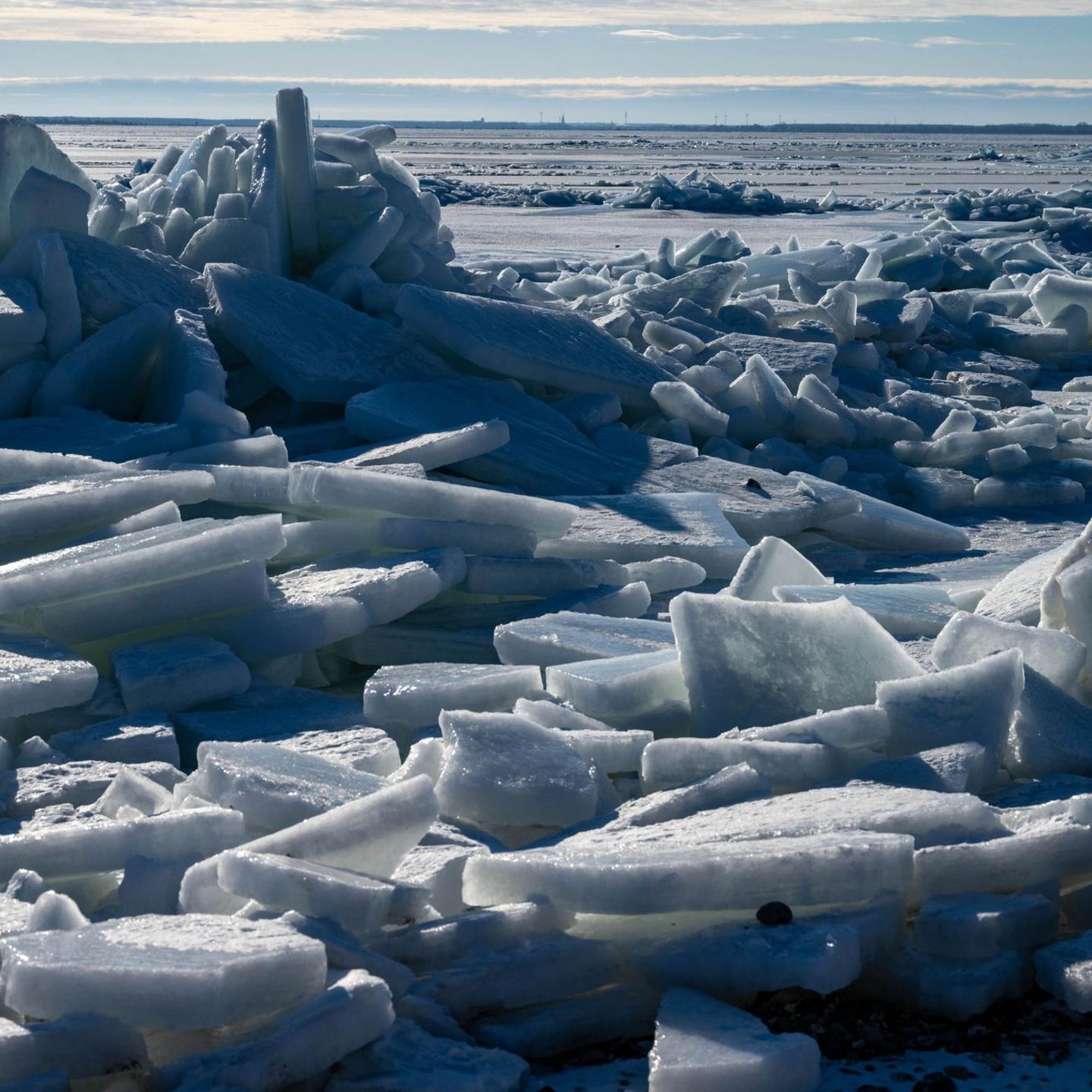 Eislandschaft in Mecklenburg-Vorpommern
