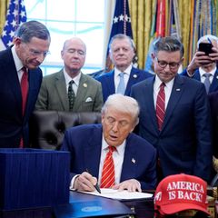 Mit der Unterschrift von US-Präsident Trump ist der Shutdown nach vier Tagen beendet