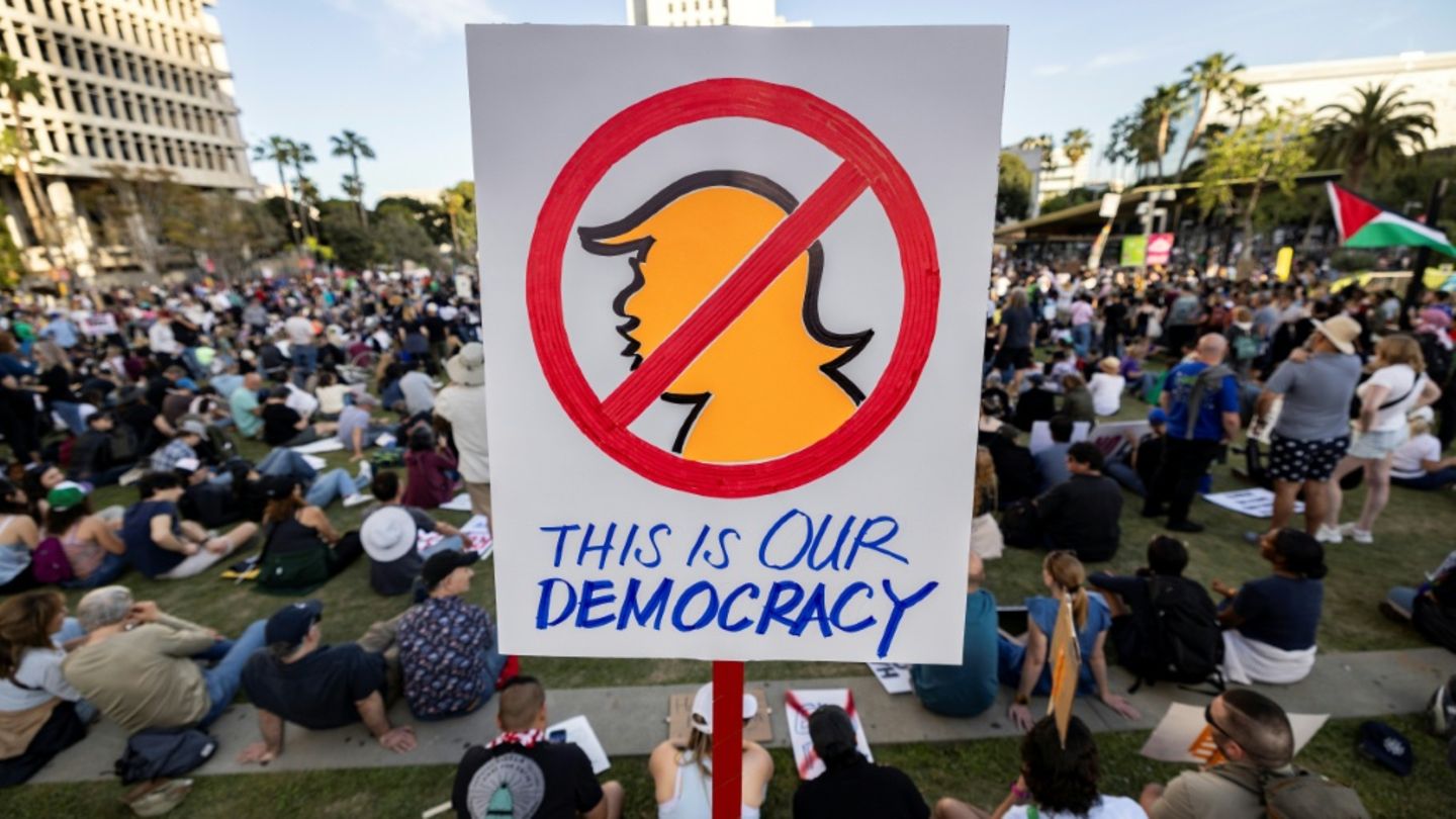 Anti-Trump-Protest in Los Angeles