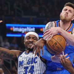 Isaiah Hartenstein schnappte sich gegen Orlando zehn Rebounds und erzielte erstmals ein Triple-Double. Foto: Nate Billings/AP/dp