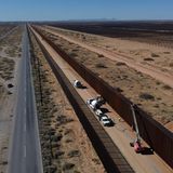 Bau der Grenzmauer zwischen den USA und Mexiko