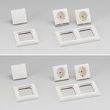 Das Lüdenscheider Elektrotechnik-Unternehmen Busch-Jaeger wurde schon mehrfach für seine Designs ausgezeichnet. Auch für Lichtschalter hat es sich eine eigene Anmutung einfallen lassen (oben). Ein deutscher Händler verkaufte allerdings "kostengünstige" Nachahmungen, die er ganz offensiv als solche bewarb ("passend zu Busch-Jaeger"). Busch-Jaeger geht gerichtlich dagegen vor.