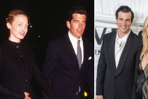 John F. Kennedy Jr. und Carolyn Bessette-Kennedy (l.): Sie werden nun von Paul Anthony Kelly und Sarah Pidgeon gespielt.
