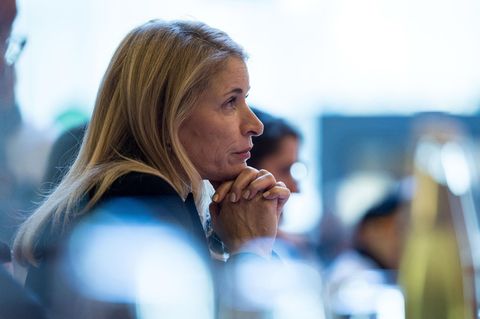 Zum Tod eines Zugbegleiters: Evelyn Palla, Vorstandsvorsitzende der Deutschen Bahn (DB), im Profil