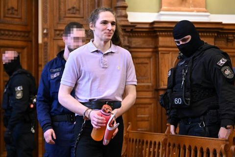 Maja T. am Mittwoch im Gericht in Budapest