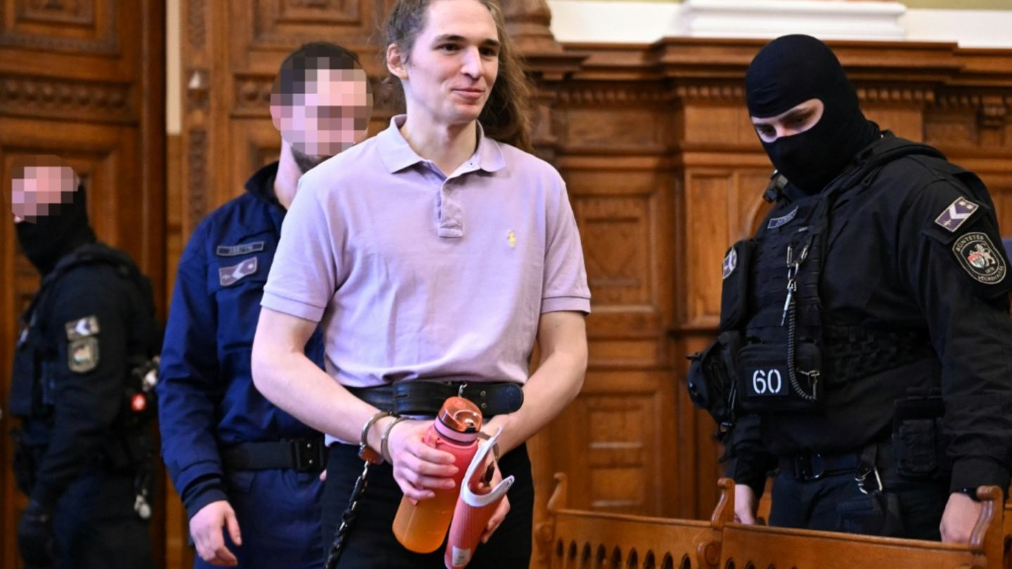 Maja T. am Mittwoch im Gericht in Budapest