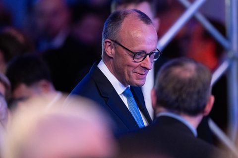 Merz bei der Deutschen Börse