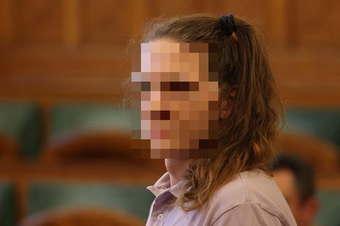 Maja T. vor Gericht in Budapest, Ungarn