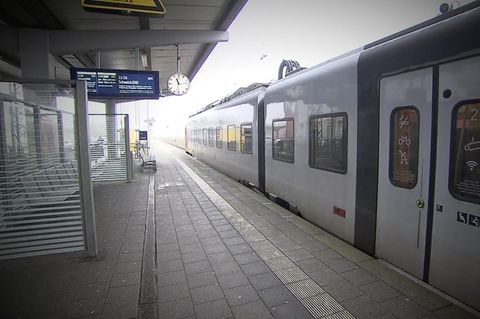 Ein Bahnhof in Deutschland