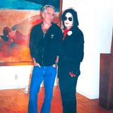Jeffrey Epstein neben Michael Jackson