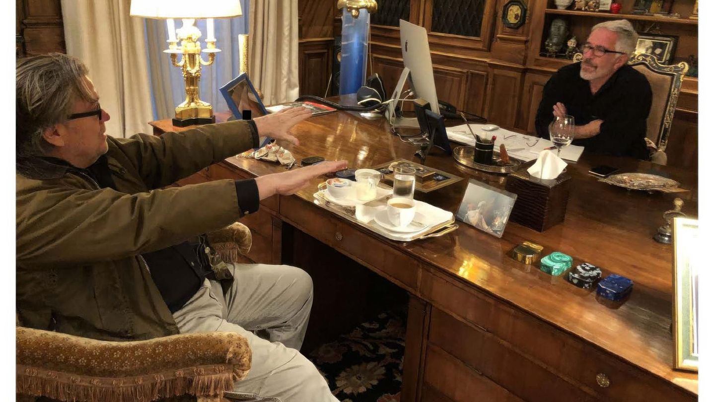 Steve Bannon und Jeffrey Epstein