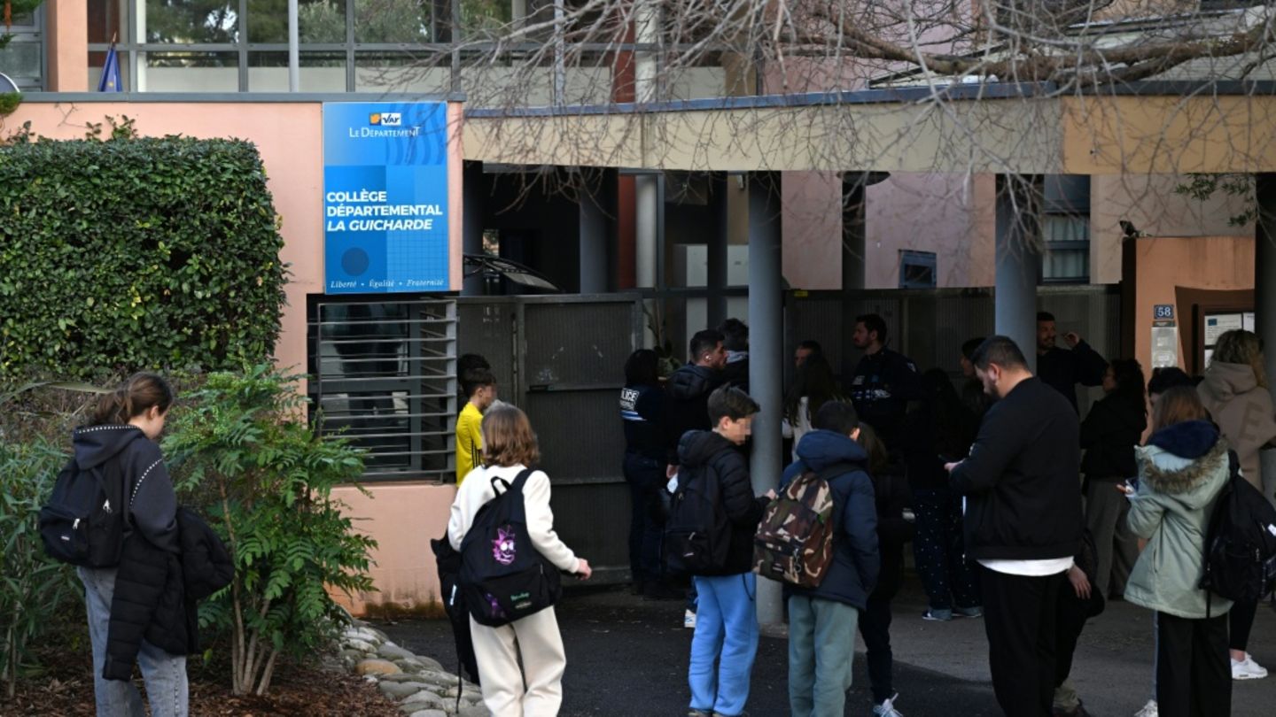 Betroffene Schule in Sanary-sur-Mer