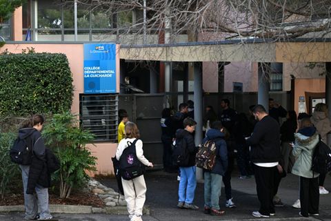 Betroffene Schule in Sanary-sur-Mer