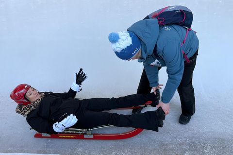 Rodeln: Erste Einweisung