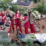 Eva und Ariel schleppen die Schatzkiste ins Camp und müssen noch eine Frage korrekt beantworten: Addiert man alle Augen eines klassischen Würfels, erhält man welches Ergebnis? A: 16 oder B: 21? Die Stars errechnen die korrekte Antwort B und erhalten zur Belohnung Proteinriegel. Großer Jubel brandet im Urwald auf