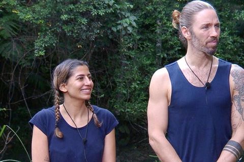 Für Gil Ofarim und Eva Benetatou ging es in die Dschungelprüfung "Schwierige Fanggelegenheit", die für den Sänger mit einem Be