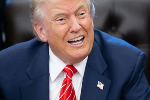 Präsident Trump im Oval Office