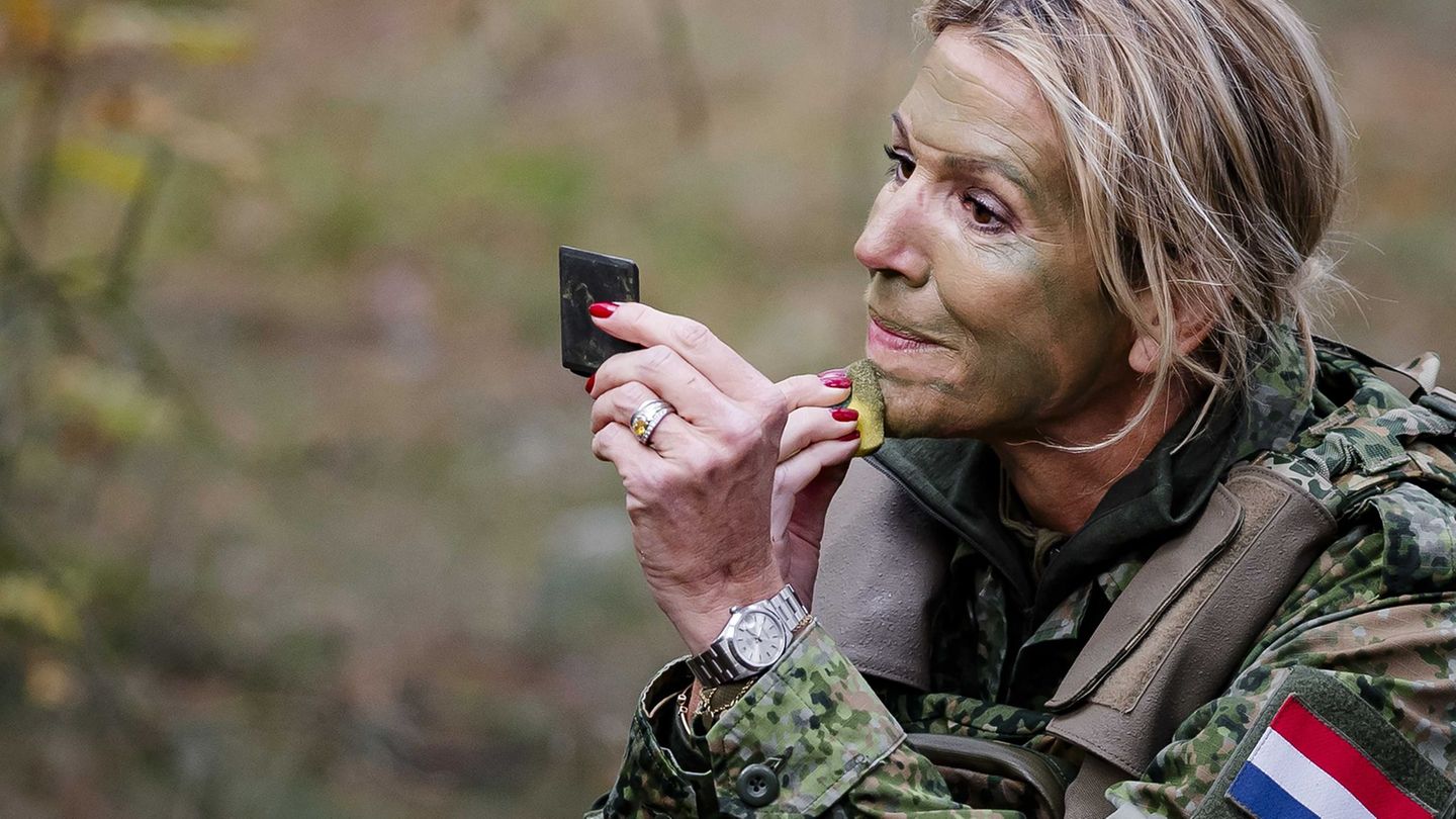 Im vergangenen Oktober hatte Maxima an einer Übung der Grenzpolizei teilgenommen. (Archivbild) Foto: Sem Van Der Wal/ANP/dpa