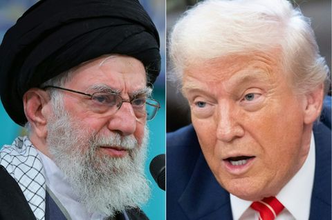Ayatollah Ali Chamenei (links) und US-Präsident Donald Trump