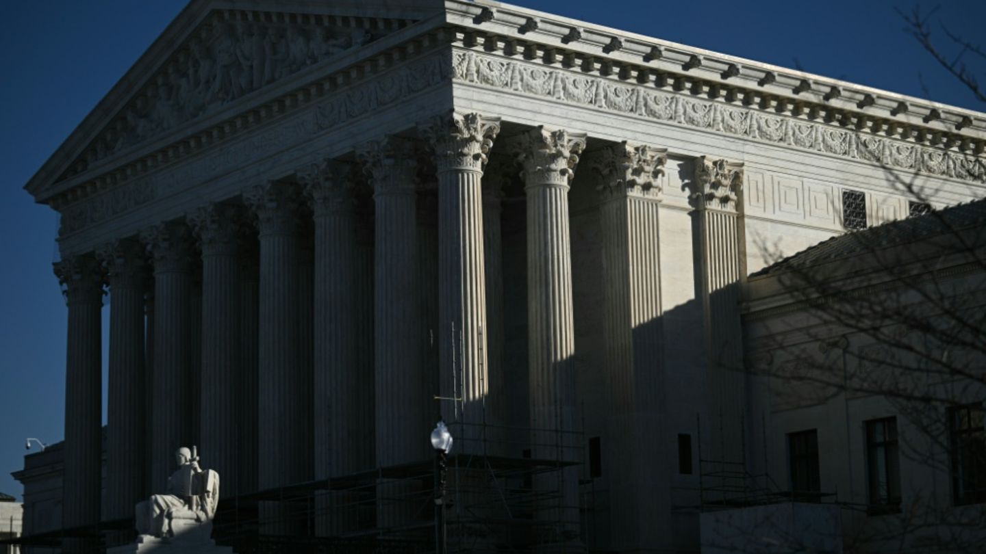 Das Oberste Gericht der USA Mitte Januar in Washington