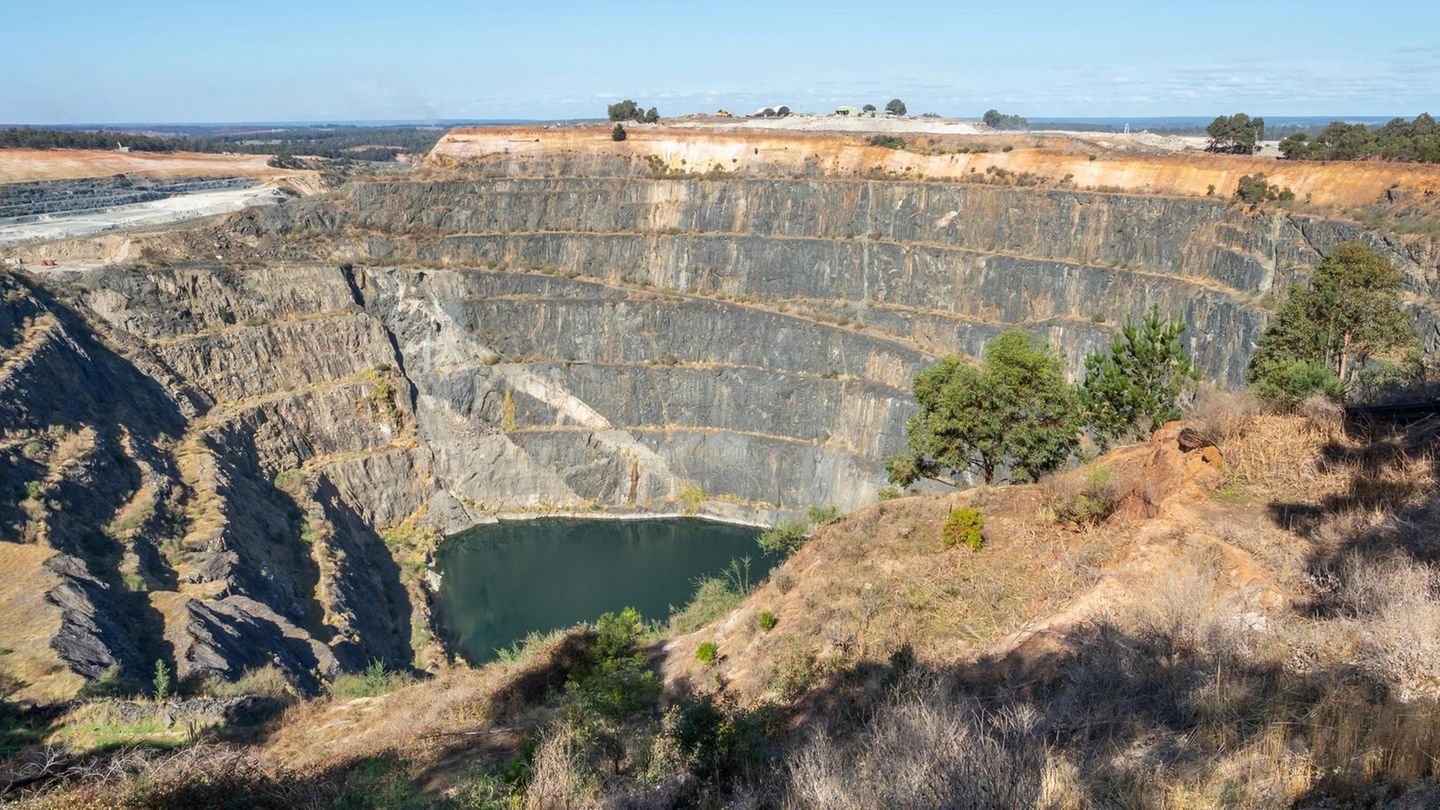 Lithiummine in Greenbushes in Australien