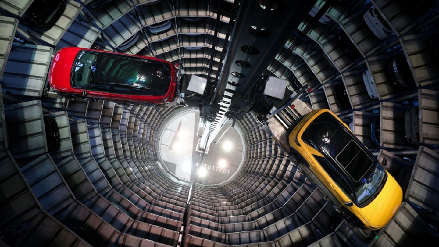 VW-Neuwagen in Wolfsburg