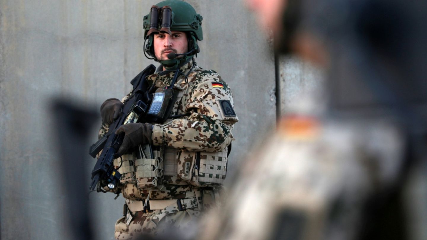 Bundeswehr-Soldat in Erbil