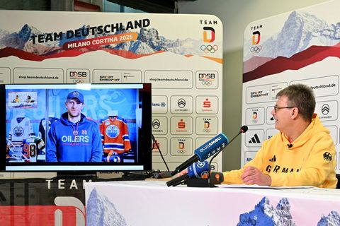 Thomas Weikert (r) weist vereinzelte Kritik an der Wahl von Leon Draisaitl zum deutschen Fahnenträger bei der Olympia-Eröffnungs