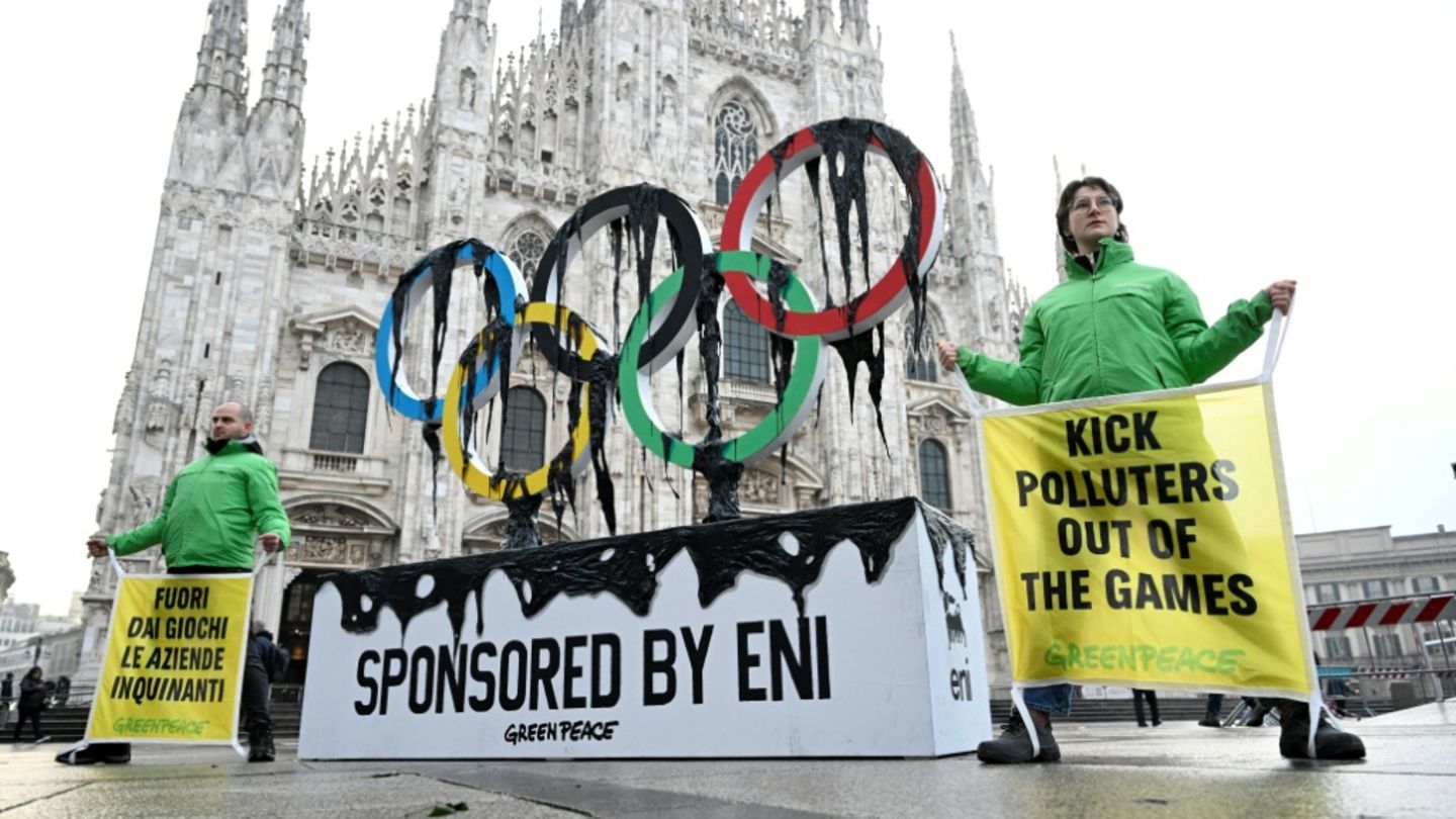 Greenpeace-Protest in Mailand