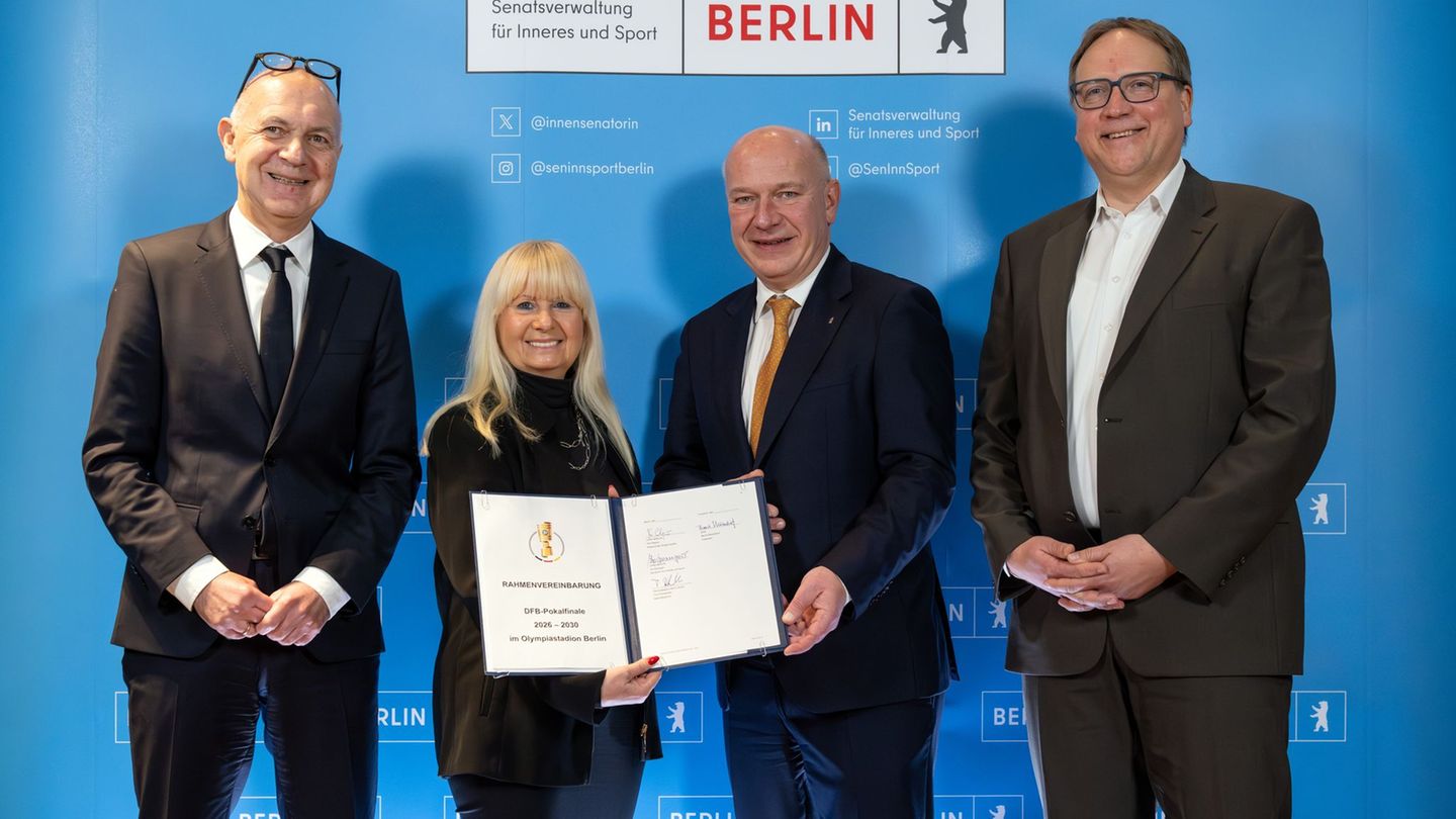 Das Finale bleibt in der Hauptstadt. (Archivbild) Foto: Soeren Stache/dpa