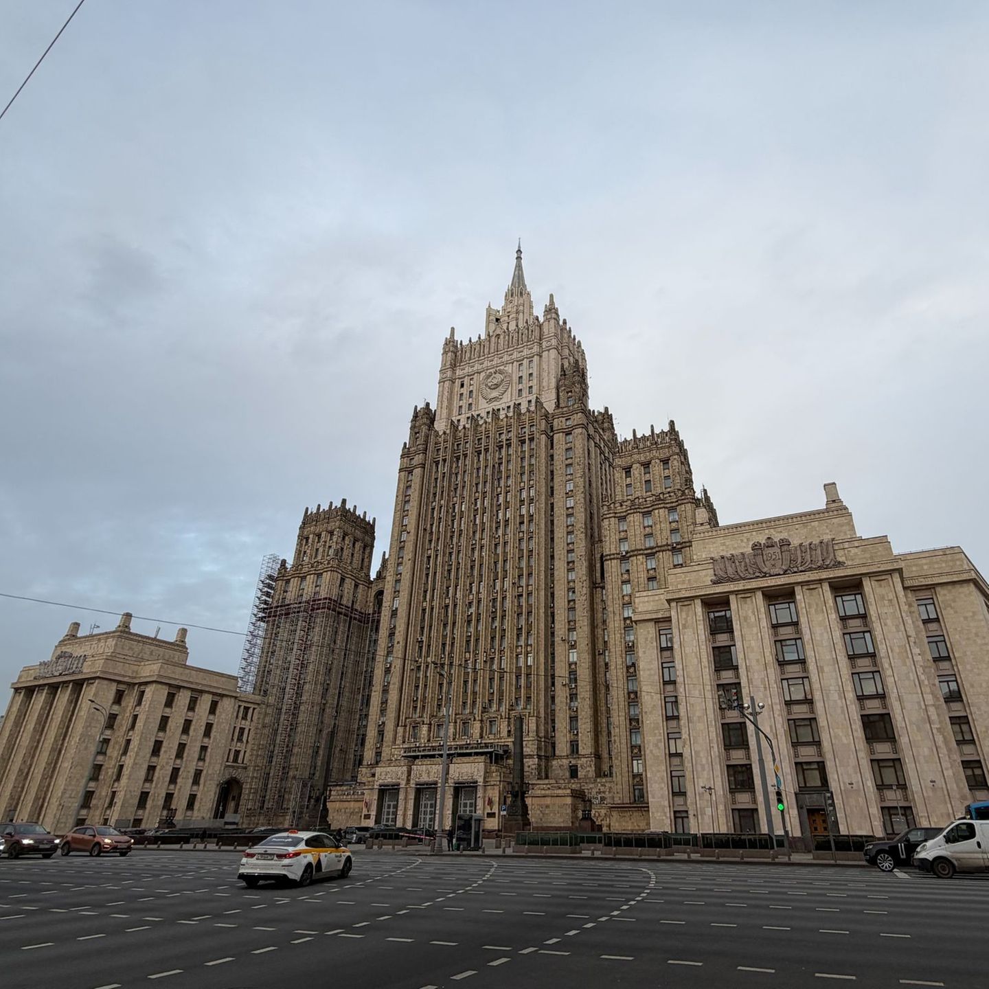 Das Stalinhochhaus in Moskau