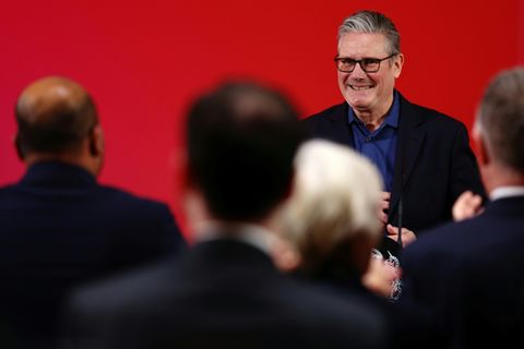 Starmer in Hastings, Südengland