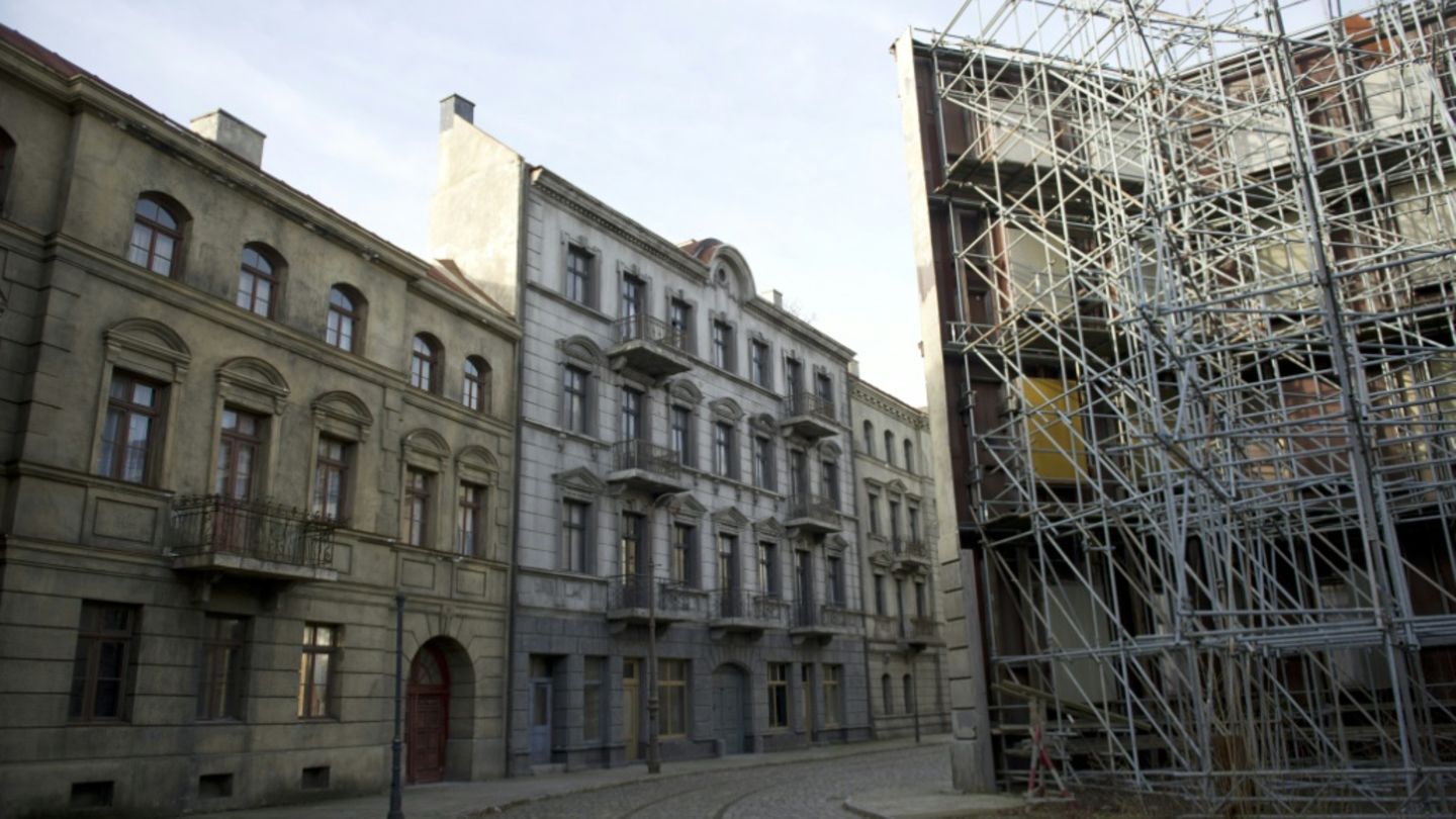 Kulisse im Studio Babelsberg in Potsdam